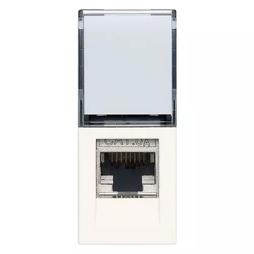 Vimar - 30339.16B - RJ45 Cat6A Netsafe FTP outlet white