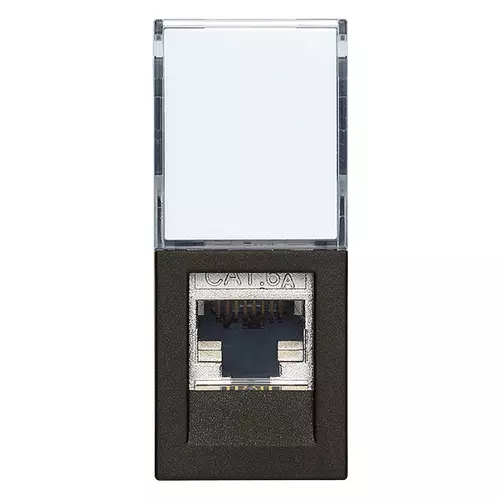 Vimar - 30339.16G - RJ45 Cat6A Netsafe FTP outlet black
