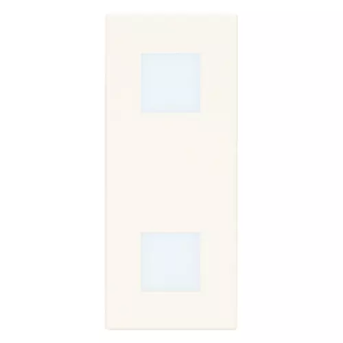 Vimar - 30388.B - 2-fach Anzeige m/neutral-Linse weiß