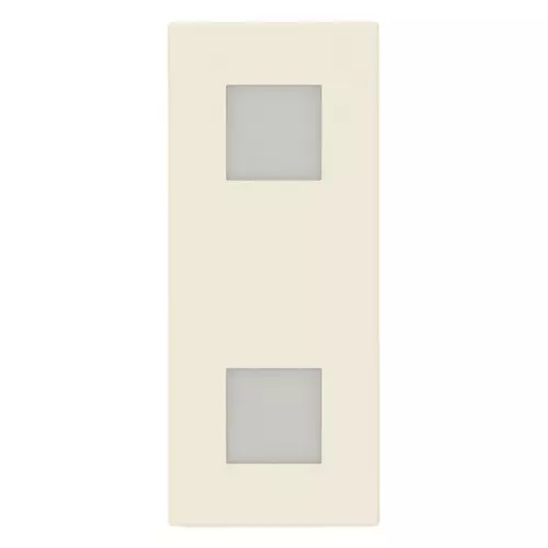 Vimar - 30388.C - Double indicator unit neutral canvas