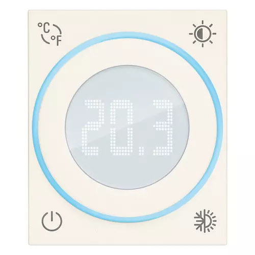Vimar - 30440.B - Thermostat roulette 100-240V 2M blanc