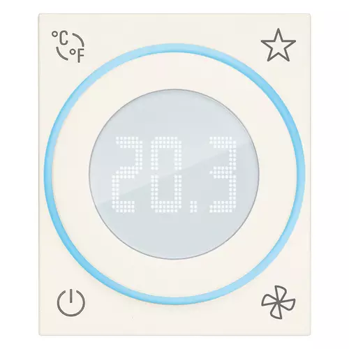 Vimar - 30571.B - Thermostat roulette KNX 2M blanc