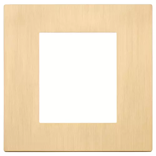 Vimar - 30642.70 - Plaque 2M métal or brossé