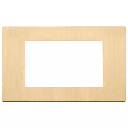 Vimar - 30654.70 - Plate 4M metal brush.gold