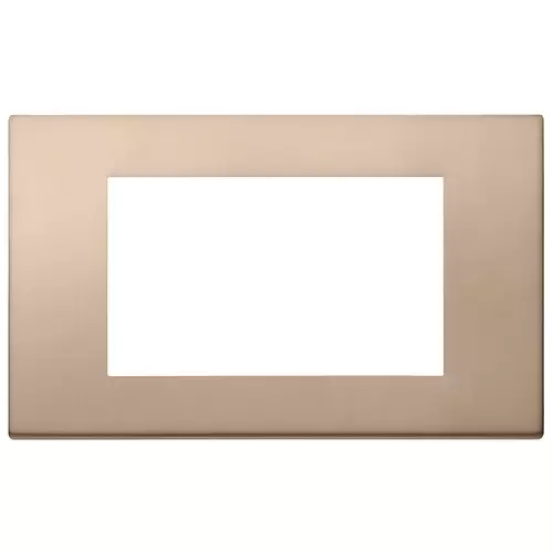 Vimar - 30654.71 - Plaque 4M métal bronze