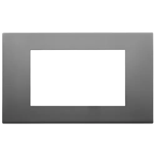 Vimar - 30654.72 - Plaque 4M métal inox satiné