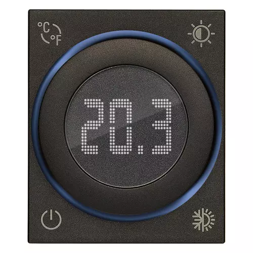 Vimar - 30810.G - Thermostat roulette IoT 2M noir