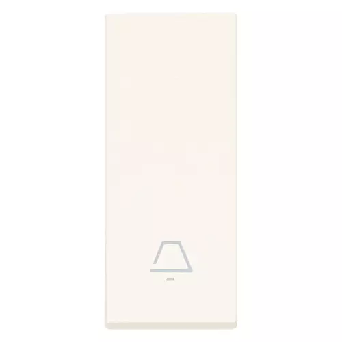 Vimar - 31000.CB - Touche 1M symb.sonnerie blanc