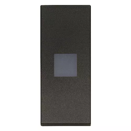 Vimar - 31000.DG - Touche 1M avec diffuseur noir