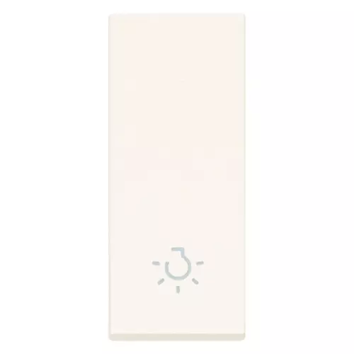 Vimar - 31000.LB - Touche 1M symbole lumière blanc
