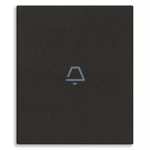 Vimar - 31000A.2CG - Touche 2M axiale symb.sonnerie noir