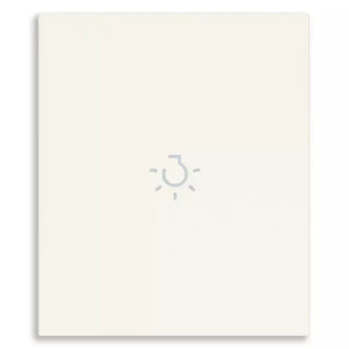 Vimar - 31000A.2LB - Touche 2M axiale symbole lumière blanc