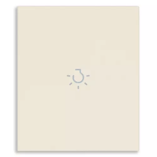 Vimar - 31000A.2LC - Touche 2M axiale symbole lumière canvas