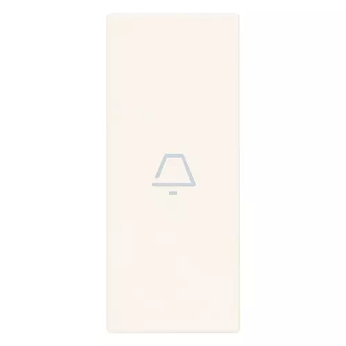 Vimar - 31000A.CB - Touche 1M axiale symb.sonnerie blanc