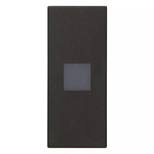 Vimar - 31000A.DG - Touche 1M axiale avec diffuseur noir