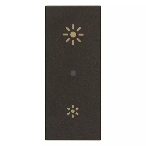 Vimar - 31000A.RG - Tasto 1M assiale simbolo dimmer nero