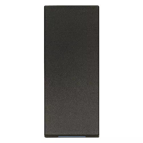 Vimar - 31000S.G - Taste 1M untere Lichtführung schwarz