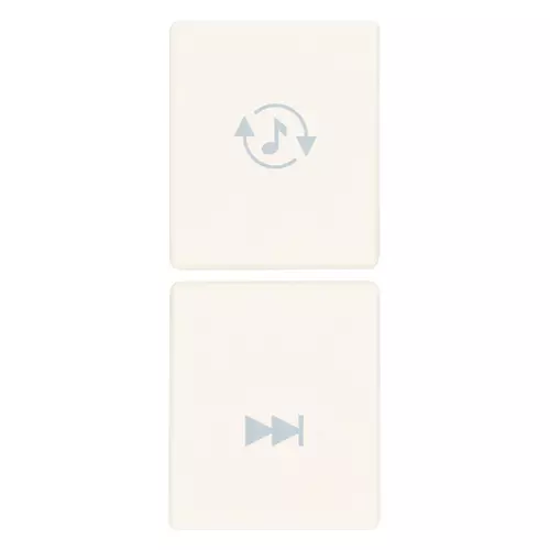 Vimar - 31480.TB - 2 demi-touches 1M source/piste blanc