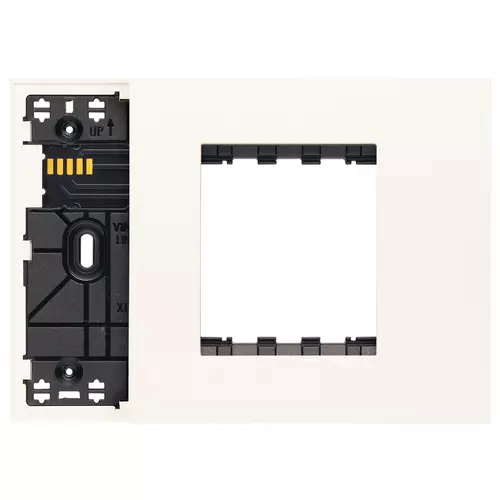 Vimar - 32613.B - Support XT 3M mixte+plaque blanc