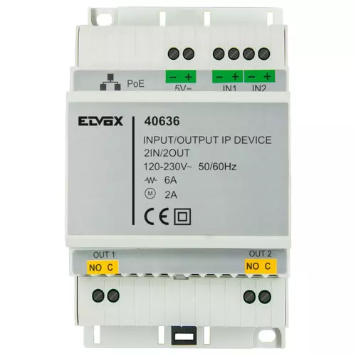 Vimar - 40636 - Dispositif IP 2 entrées/sorties relais