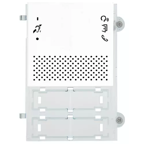 Vimar - 41102.03 - Pixel audio front mod.duplex telel.white