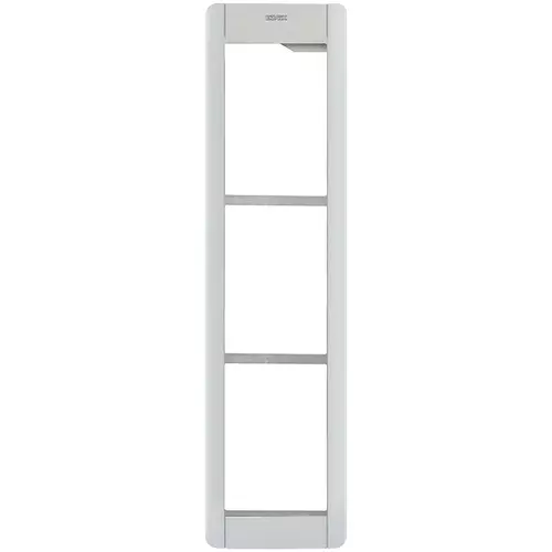 Vimar - 41133.04 - Support+plaque 3M Pixel gris anodisé