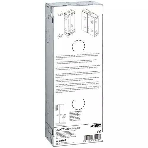 Vimar - 41592 - Boîte encastr.pour Patavium/Steely 2M