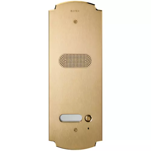 Vimar - 41601 - Plate Patavium 2F+ audio 1-butt. brass