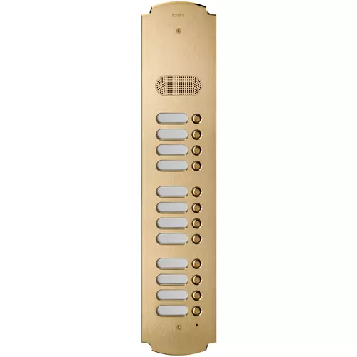 Vimar - 41612 - Plate Patavium 2F+ audio 12-butt. brass