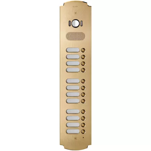 Vimar - 41632 - Plate Patavium 2F+ A/V 12-butt. brass