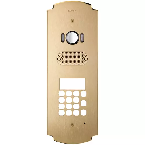 Vimar - 41641 - Plate Patavium 2F+ A/V+keypad brass