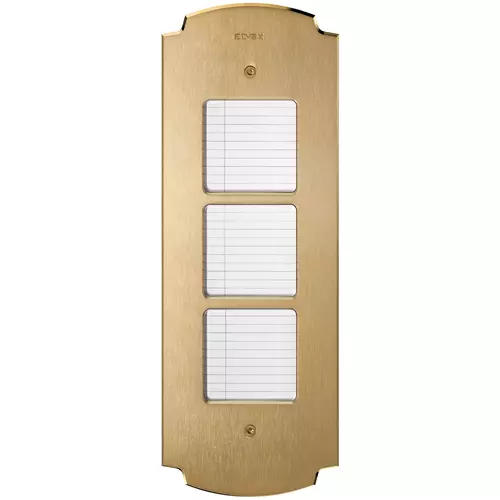 Vimar - 41642 - Plate Patavium 2F+ cards brass