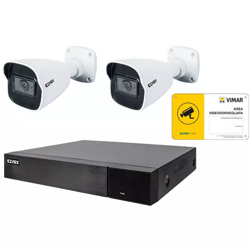 Vimar - 46KIT.036E - IP 4CH cam. 5 Mpx FF H.265 kit