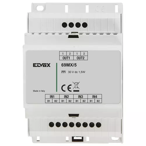 Vimar - 69MX/5 - Concentrator 4 entr. panels par. Cat. 5