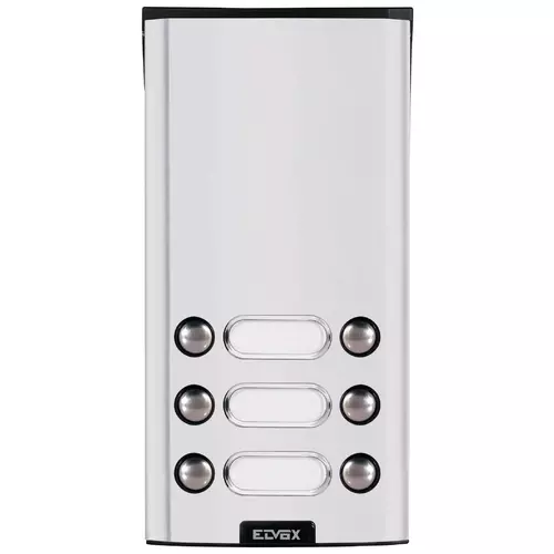 Vimar - 8166/19 - 6-button additional surface plate grey