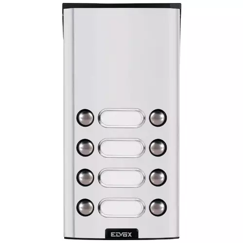 Vimar - 8168/19 - 8-button additional surface plate grey