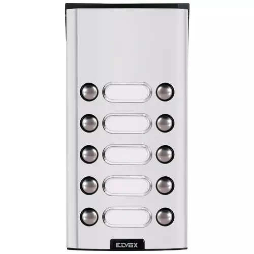 Vimar - 8170/19 - 10-button additional surface plate grey
