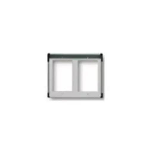 Vimar - 9221 - Trim for 2 modules 2x1, light grey