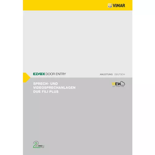 Vimar - B.C23014 - Techn.Katalog Due Fili Plus - deutsch