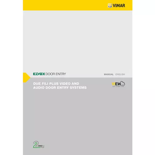 Vimar - B.C23015 - Due Fili Plus technical book - English