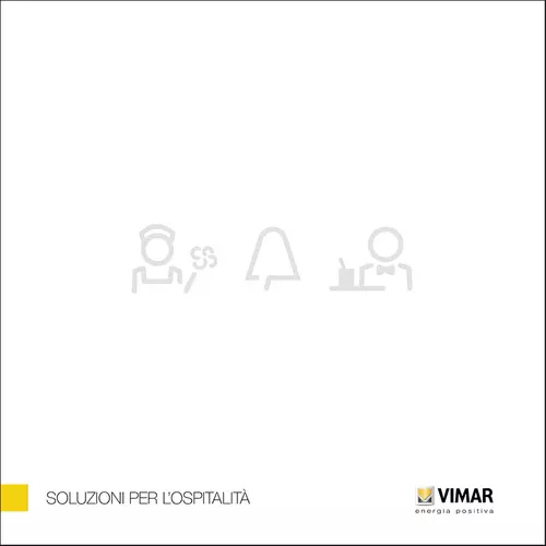 Vimar - B.D20002 - Brochure solutions pour hospitalité - IT