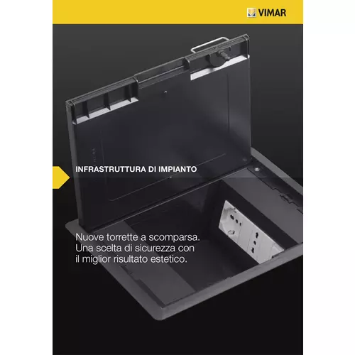 Vimar - B.D24002 - Depliant torrette da pavimento