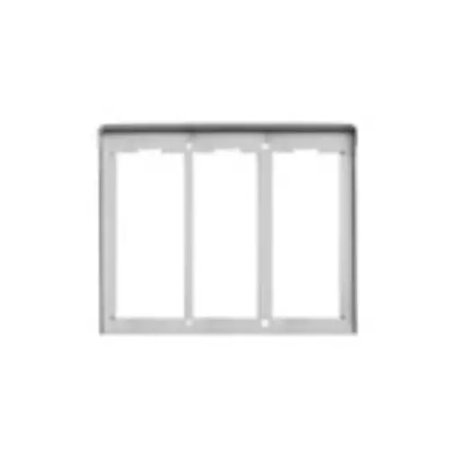 Vimar - C323 - 3x2M cover plate trim, aluminium