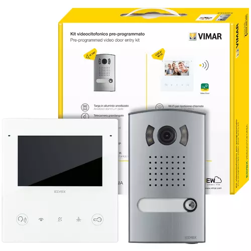 Vimar - K40515.E - Kit portier-vidéo 1F Tab5SUp Wi-Fi+1300E