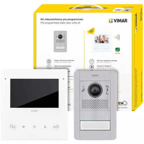 Vimar - K40515G.01 - Kit videoport.1/2FamTab5SUp Wi-Fi+41005