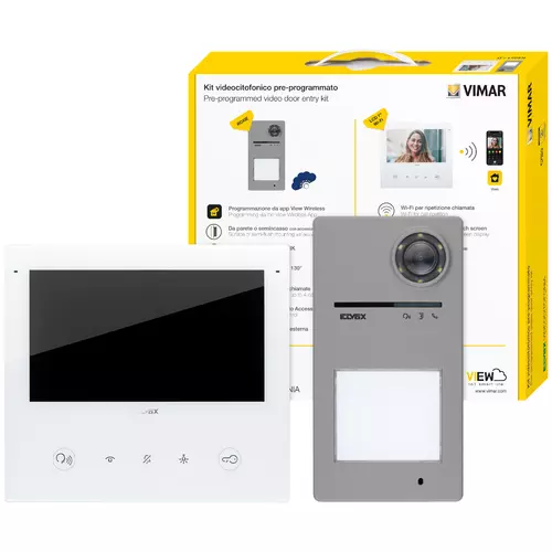 Vimar - K40517.R - Kit vidéo 1/2 us.Tab7SUp Wi-Fi+40170