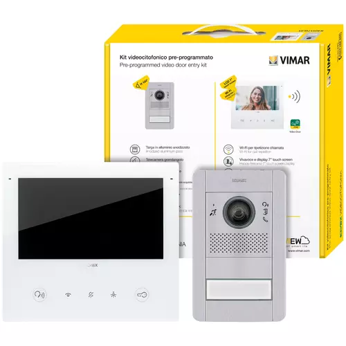 Vimar - K40517G.01 - Κιτ βίντεο 1/2οικογ.Tab 7SUp Wi-Fi+41005