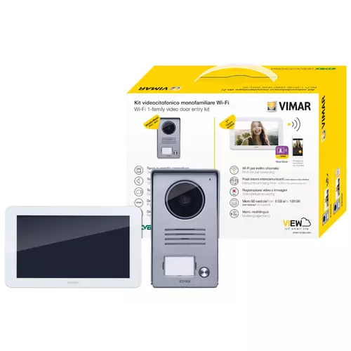 Vimar - K40945 - 7in TS Wi-Fi video kit 1F multiplug