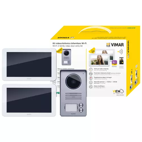 Vimar - K40946 - 7in TS Wi-Fi video kit 2F multiplug