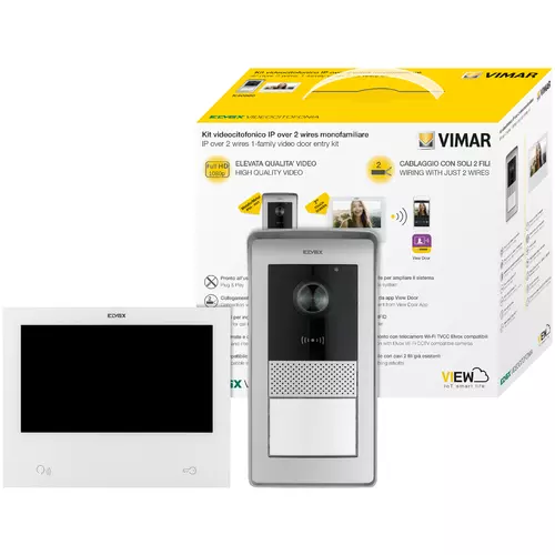 Vimar - K40980 - Kit vidéo 7in TS Wi-Fi 1F IP/2 fils
